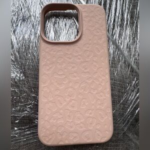 Target leapard light pink iPhone 13 Pro case